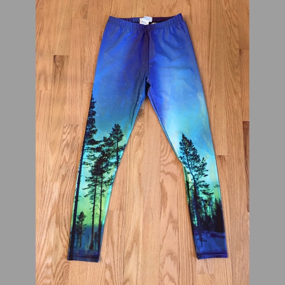 Aurora Sky Enchanted Forest Lotus Leggings